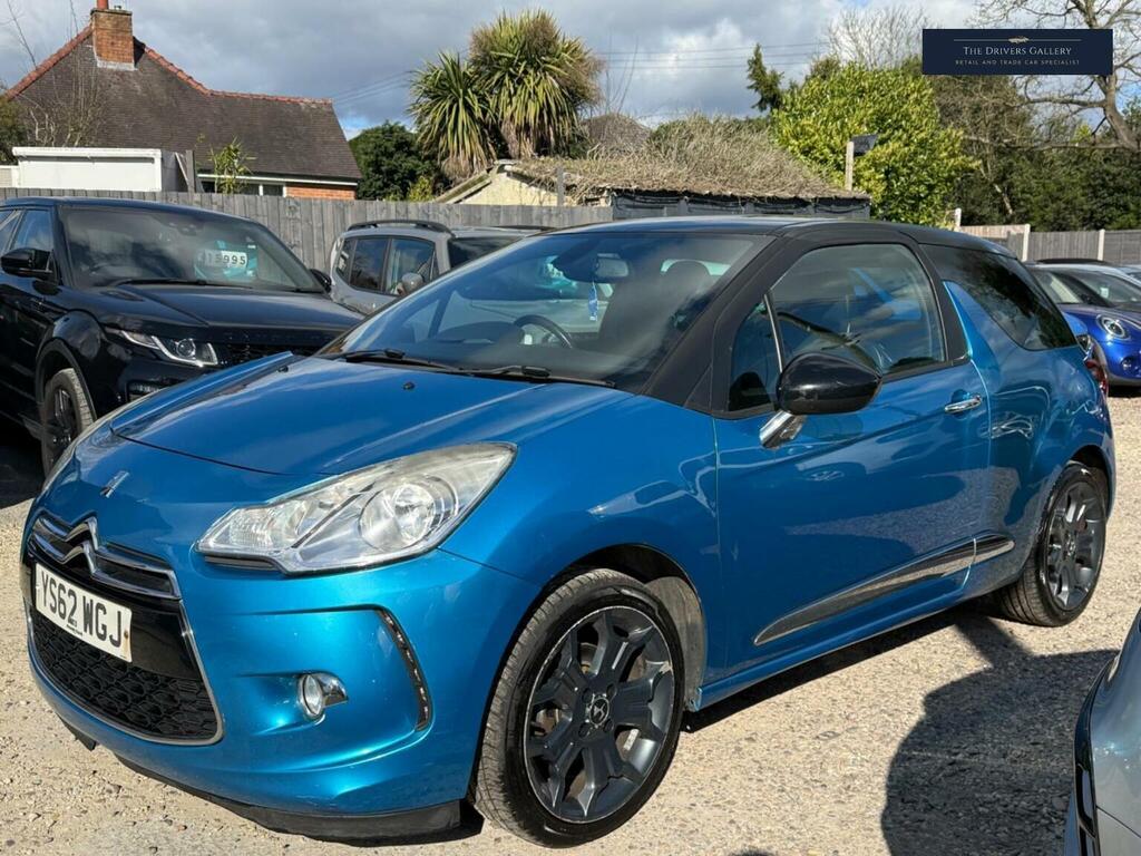 Citroen DS3 Hatchback 1.6 E-hdi Airdream Dstyle Plus Euro 5 S YS62WGJ Blue #3