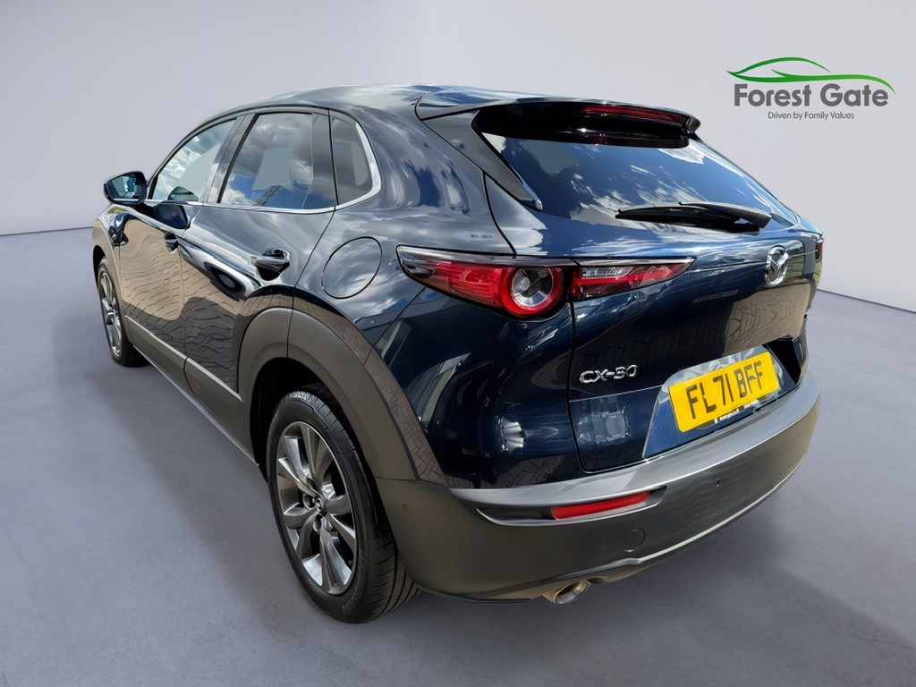 Mazda CX-30 2.0 E-skyactiv X Mhev Gt Sport Tech Suv Blue #4