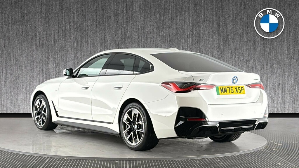 BMW i4 35 70.2Kwh M Sport Gran Coupe Edrive White #2