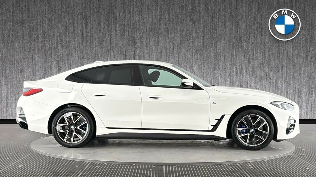 BMW i4 35 70.2Kwh M Sport Gran Coupe Edrive White #3