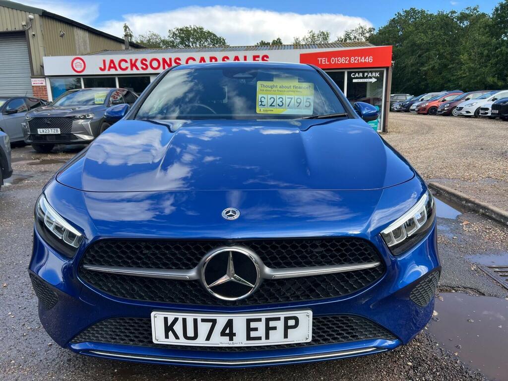Mercedes-Benz A Class Hatchback 1.3 A200h Mhev Sport Executive 7G-dct Blue #4