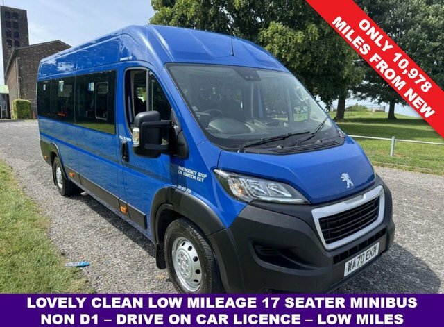 Peugeot Boxer 2.0 Blue Hdi 435 3.5T. L3 H2 17 Seater Minibus Eur Blue