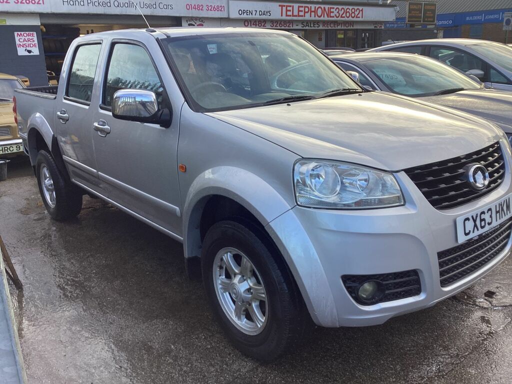 Great Wall Steed 2.0L Td S 4X4 Dcb Euro 5 141 Bhp CX63HKM Silver