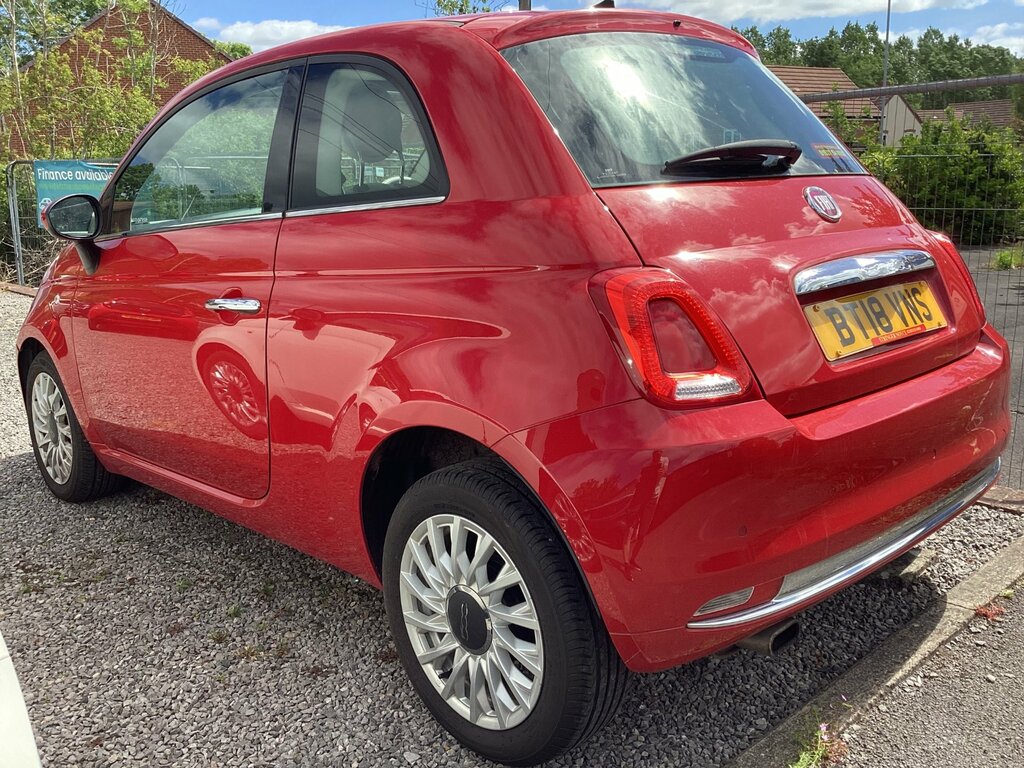Fiat 500 1.2 Lounge Hatchback Euro 6 Ss Red #4