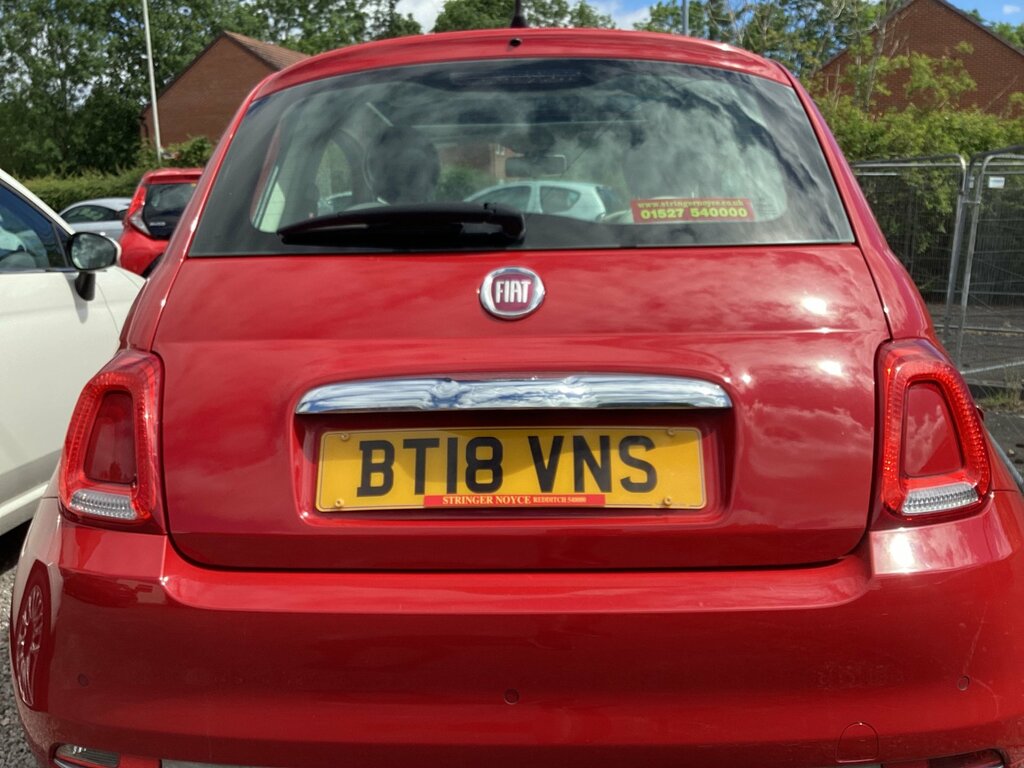 Fiat 500 1.2 Lounge Hatchback Euro 6 Ss Red #6