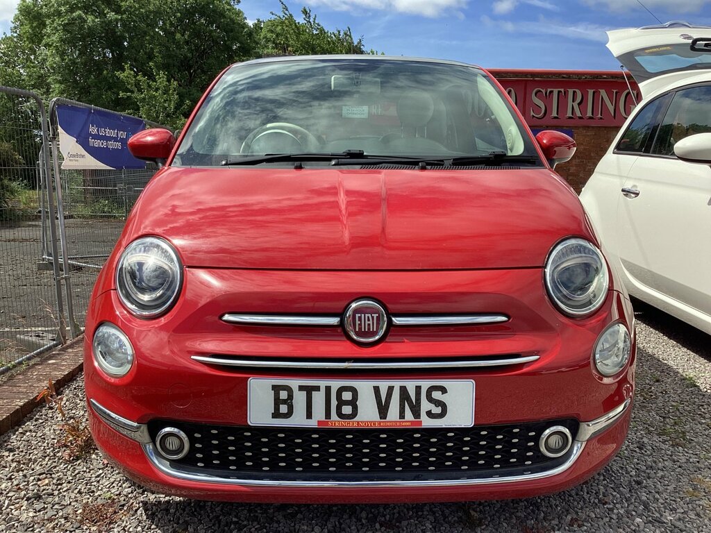 Fiat 500 1.2 Lounge Hatchback Euro 6 Ss Red #5
