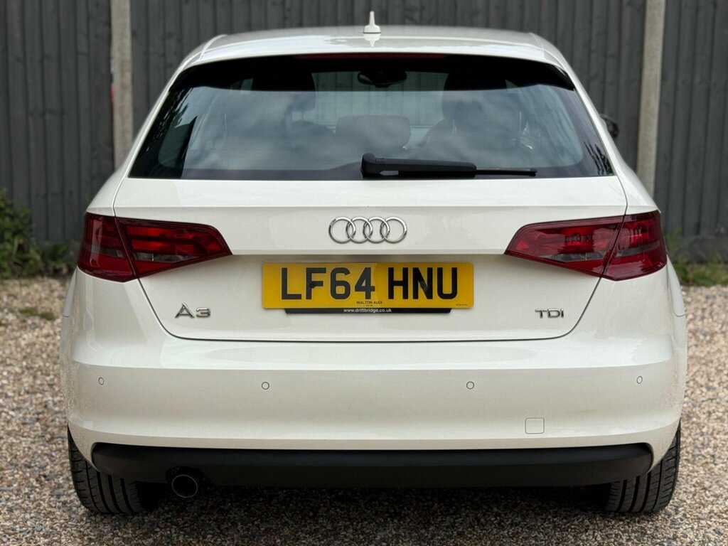 Audi A3 1.6 Tdi Se Sportback S Tronic Euro 6 Ss White #4