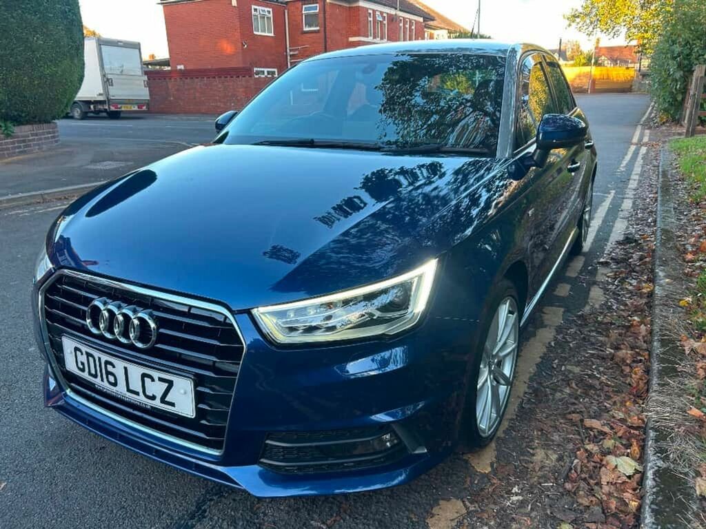 Audi A1 Sportback Tdi S Line Blue #4