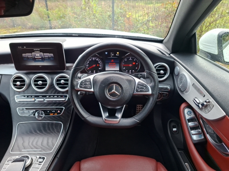 Mercedes-Benz C Class C300 H Amg Line Premium Black #8