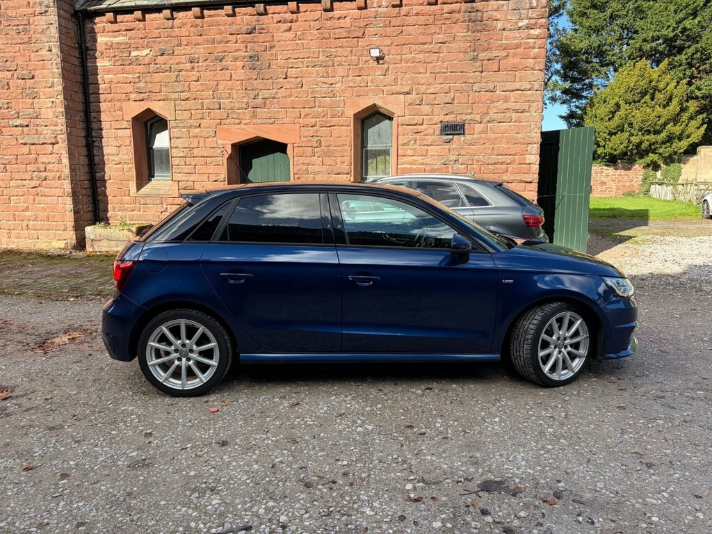 Audi A1 1.6 Tdi S Line Sportback S Tronic Euro Blue #4