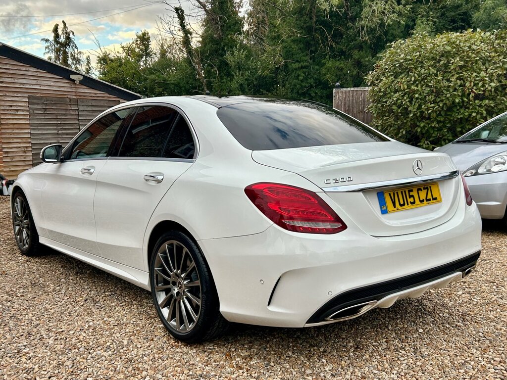 Mercedes-Benz C Class 2.0 C200 Amg Line Saloon 7G-tronic Eur White #3