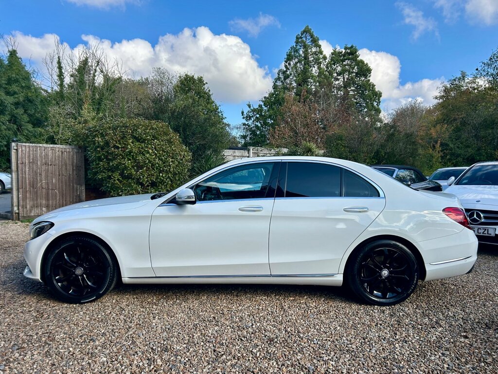 Mercedes-Benz C Class 2.1 C250 Bluetec Sport Saloon G-tronic White #2