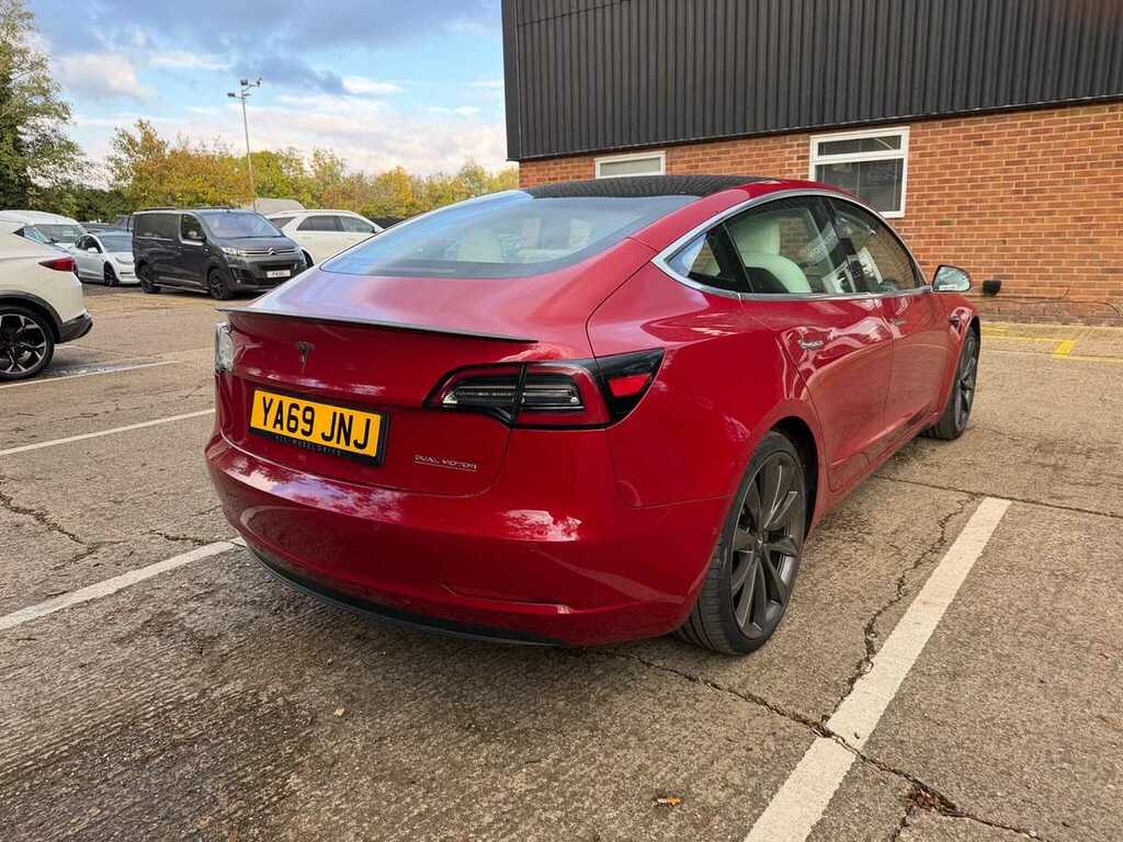 Tesla Model 3 Performance Awd Red #4