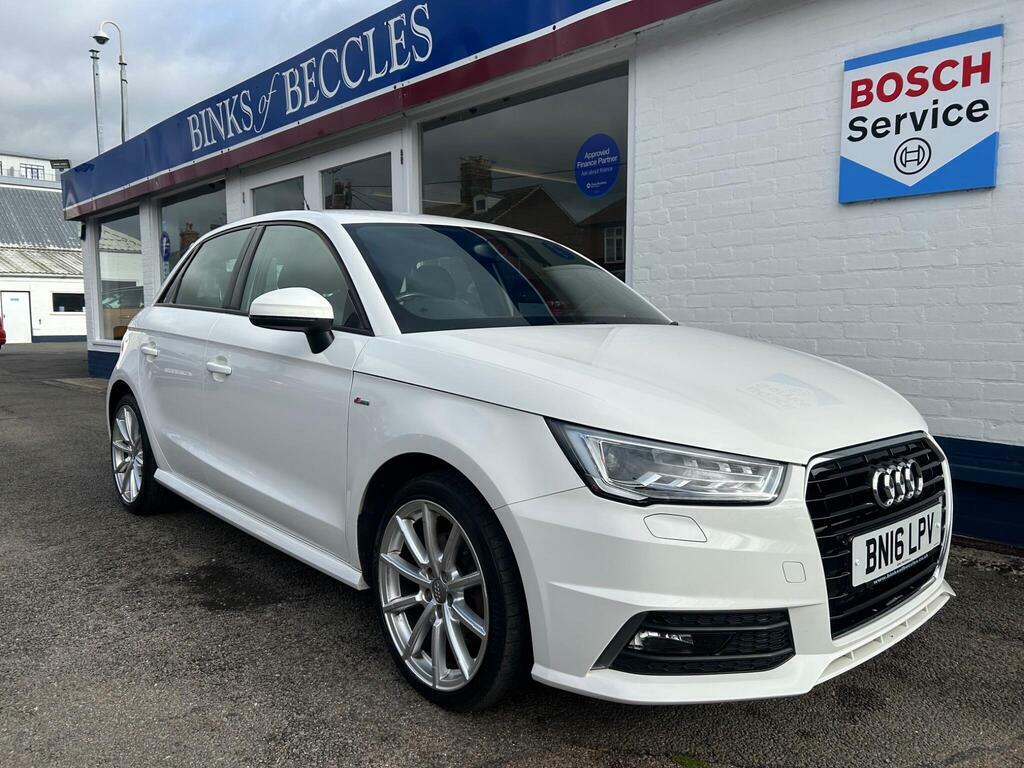 Audi A1 1.4 Tfsi S Line Sportback Euro 6 S S White