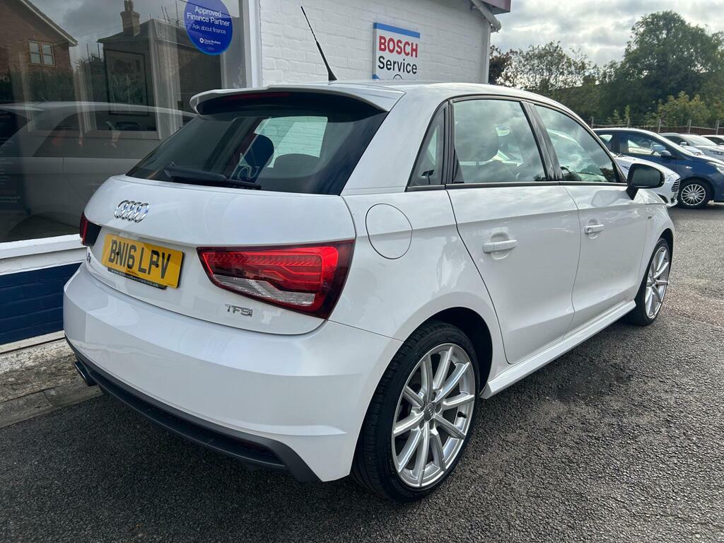 Audi A1 1.4 Tfsi S Line Sportback Euro 6 S S White #4