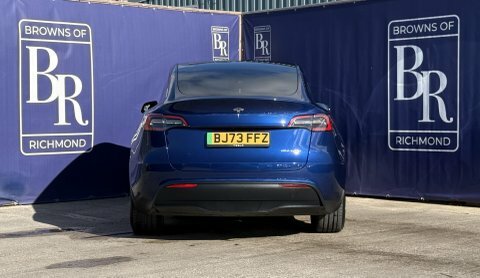 Tesla Model Y Dual Motor Long Blue #5