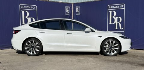 Tesla Model 3 Saloon 4dr Electric White #3