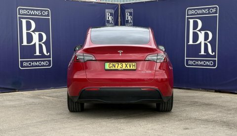 Tesla Model Y Dual Motor Long Red #4