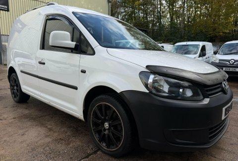 Volkswagen Caddy 1.6 Tdi Bluemotion White #4