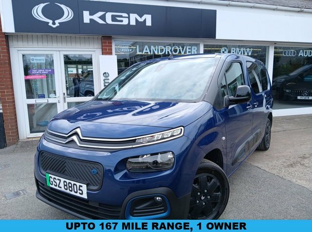 Citroen e-Berlingo 50Kwh Feel XL Mpv 7.4Kw Charger Blue