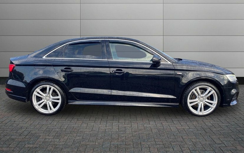 Audi A3 2.0 Tdi S Line Saloon 150 Ps Black #4