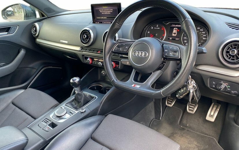 Audi A3 2.0 Tdi S Line Saloon 150 Ps Black #6