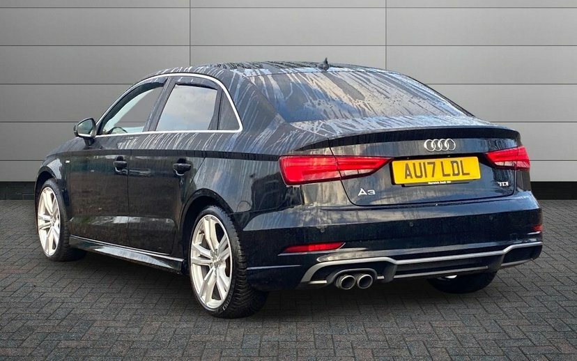 Audi A3 2.0 Tdi S Line Saloon 150 Ps Black #3