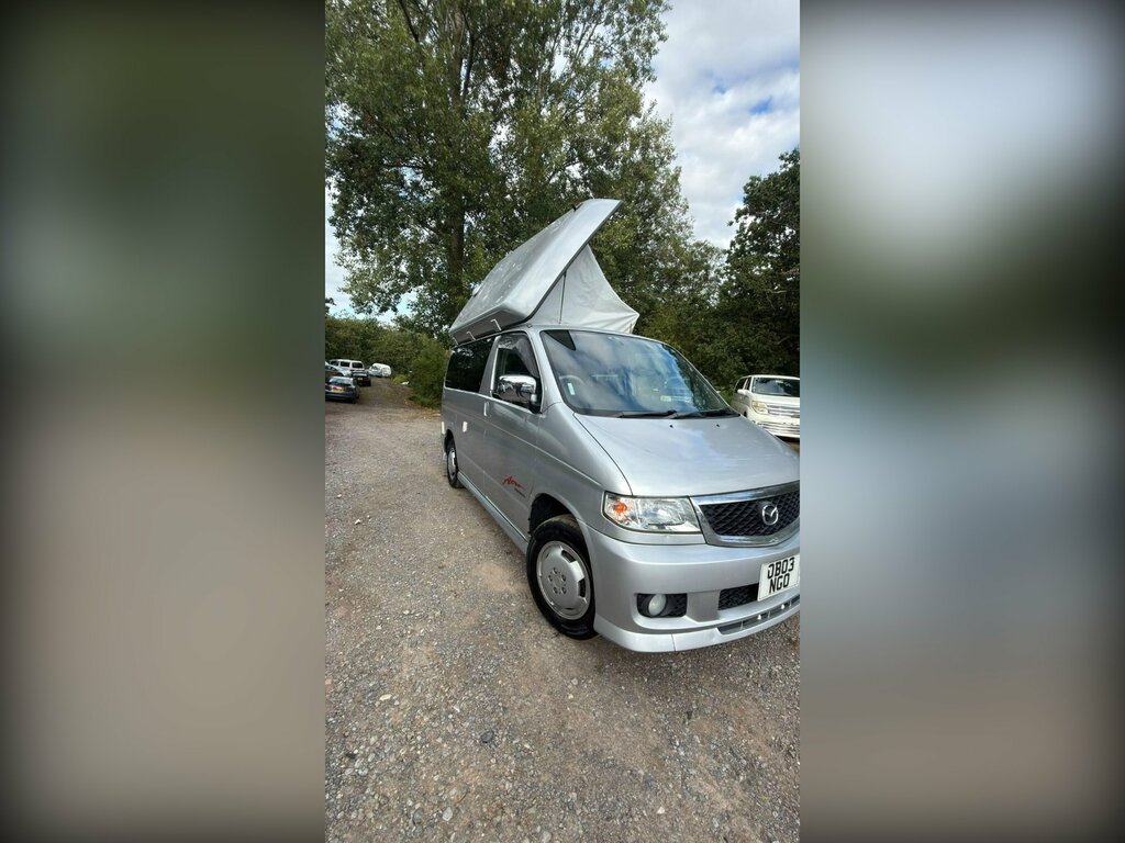 Mazda Bongo Pop Top Mushroom Roof 4 Beth Camper Conversion Silver