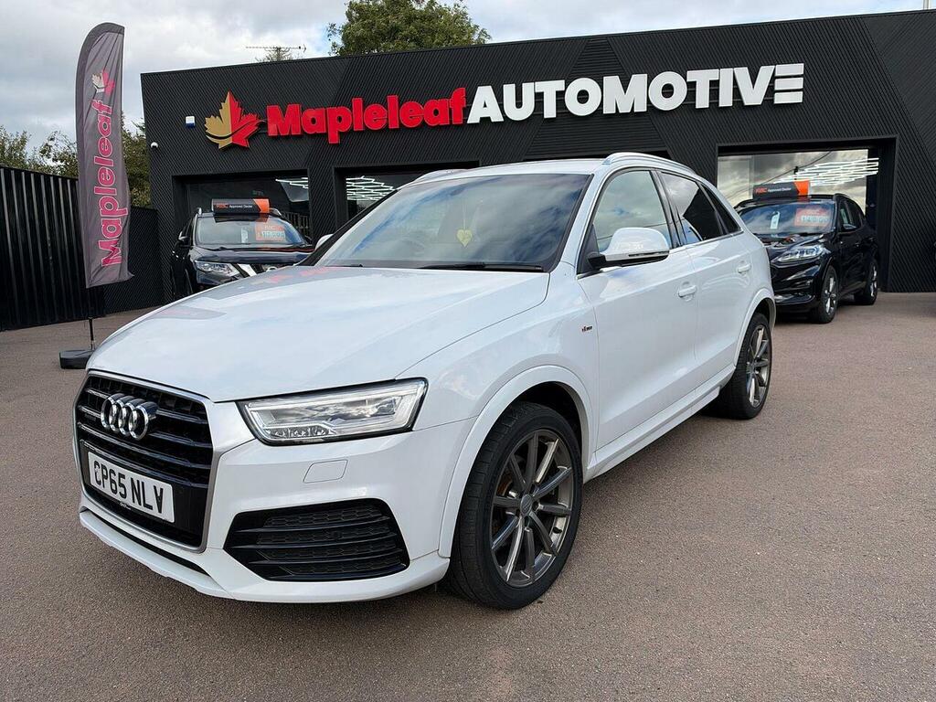 Audi Q3 2.0 Tdi S Line Plus Quattro Euro 6 Ss White #3