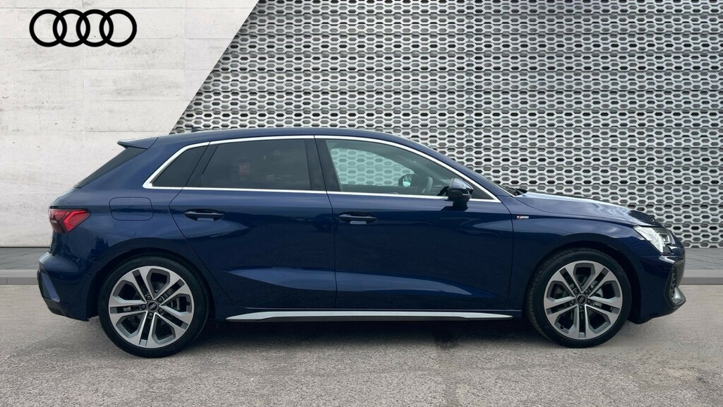 Audi A3 A3 2.0 Tdi 150 S Line S Tronic Tech Pack WF76OUW Blue #4