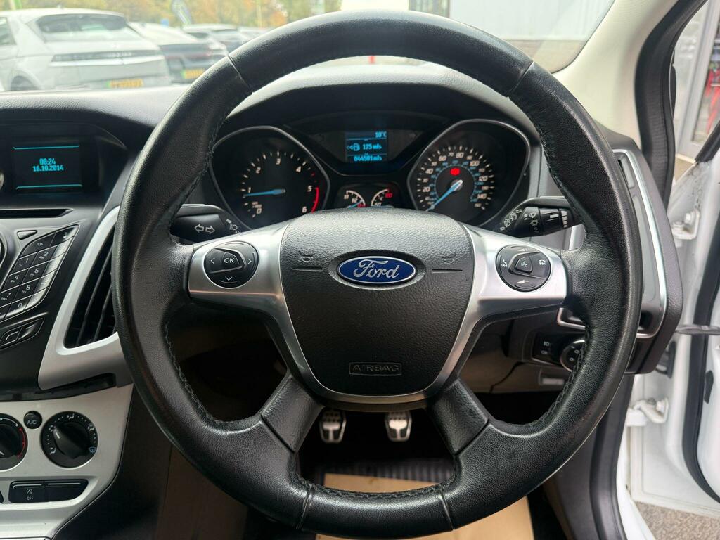 Ford Focus 1.6 Tdci 115 Zetec S White #6
