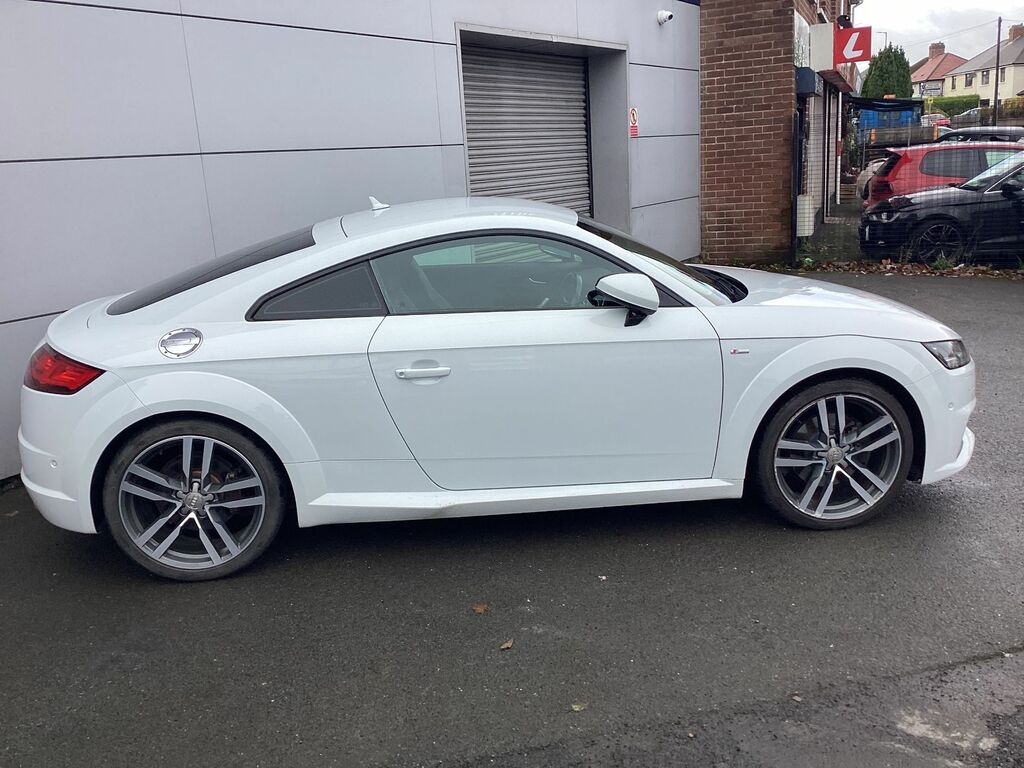 Audi TT 2.0 Tfsi S Line Coupe Euro 6 S White #4