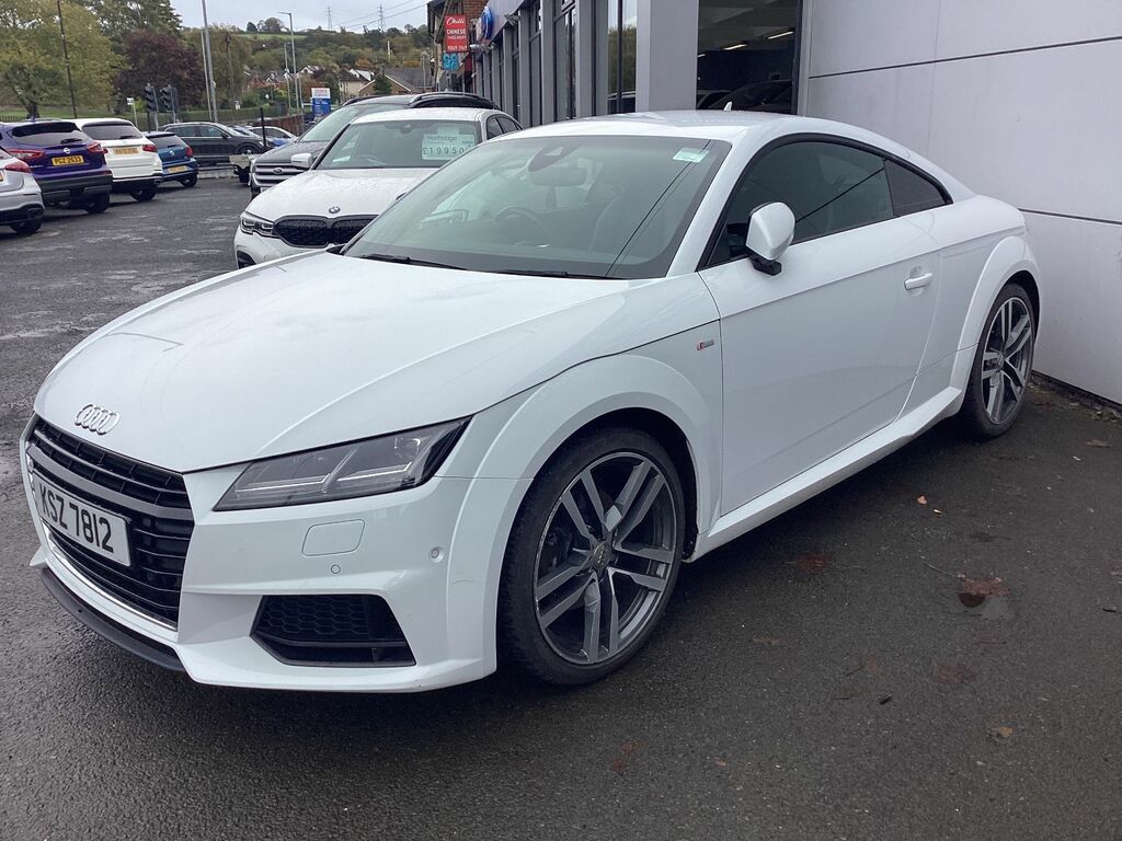 Audi TT 2.0 Tfsi S Line Coupe Euro 6 S White #5