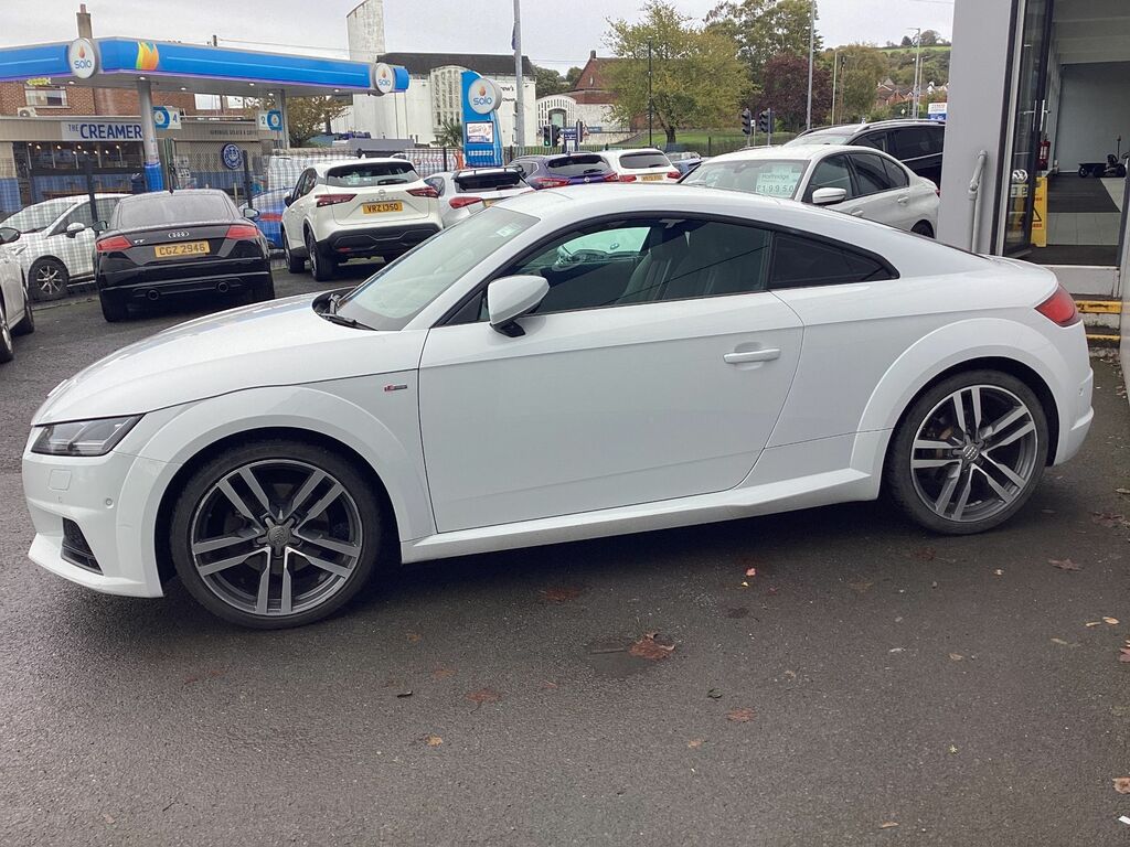 Audi TT 2.0 Tfsi S Line Coupe Euro 6 S White #3