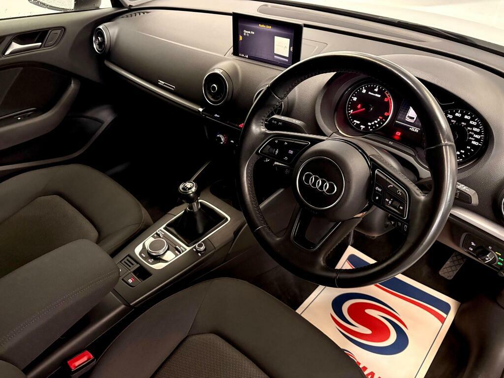 Audi A3 1.6 Tdi 30 Se Technik Sportback Euro 6 S S White #6
