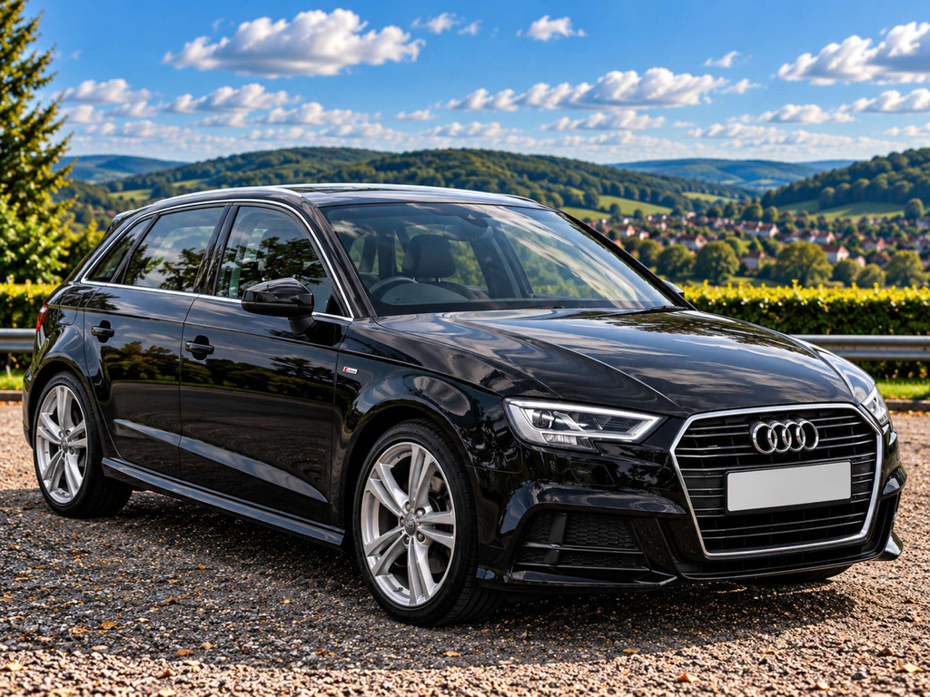 Audi A3 Sportback S Line Tfsi Black