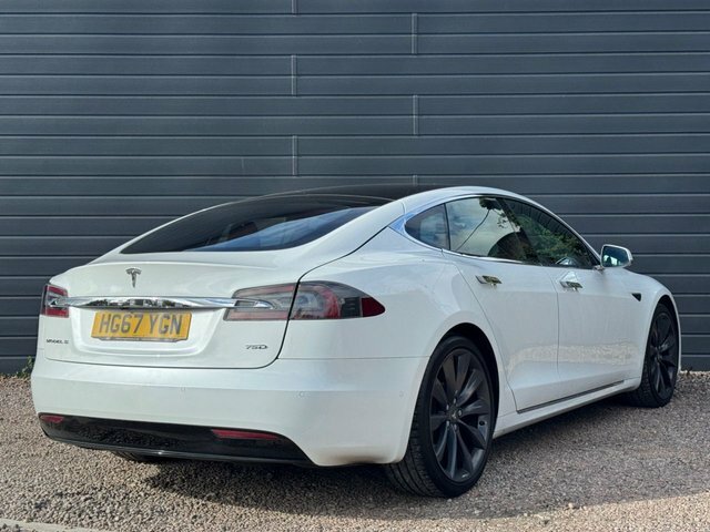 Tesla Model S 2018 75D Dual Motor Hatchback White #5