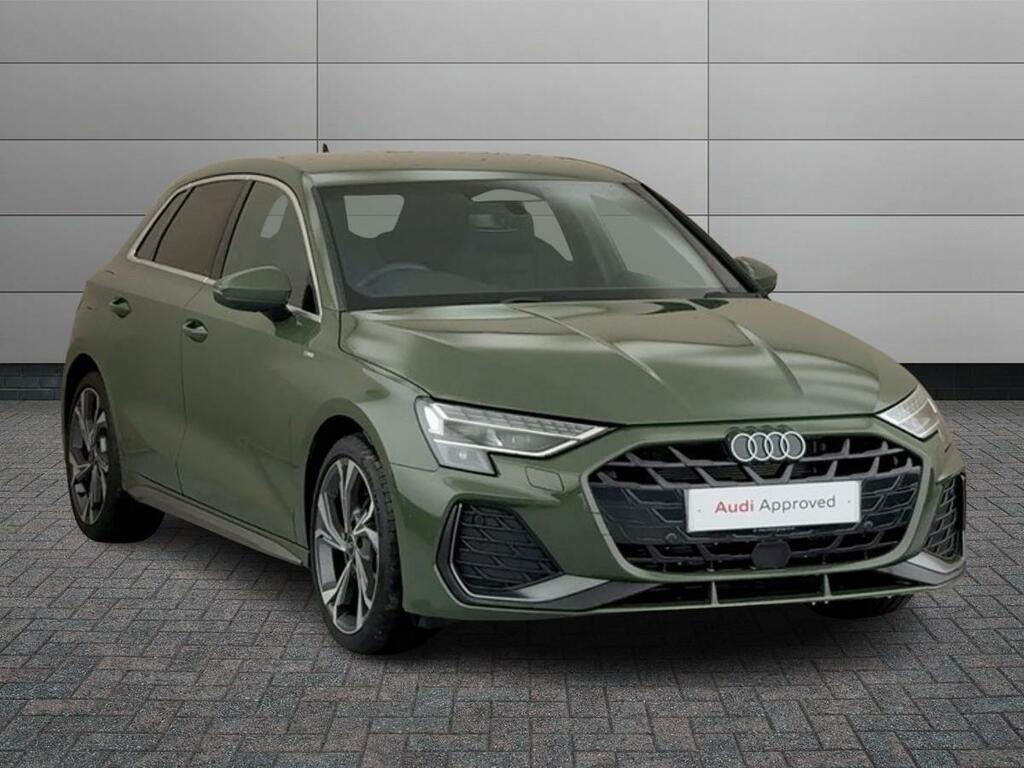 Audi A3 1.5 Tfsi S Line Sportback S Tronic Euro 6 Ss Green