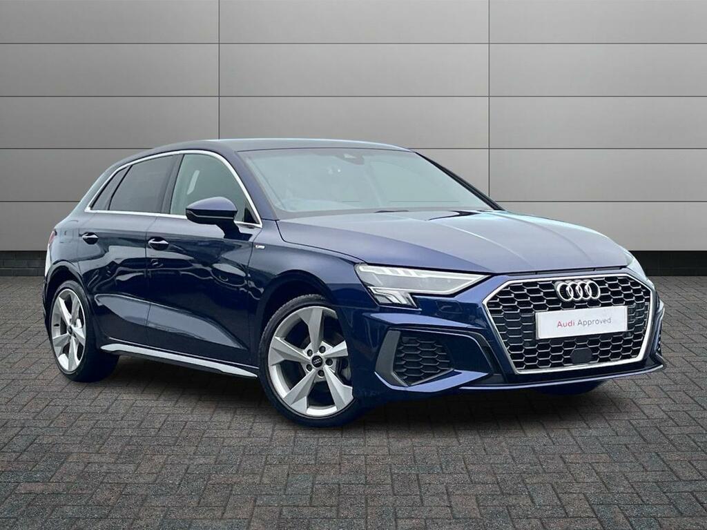 Audi A3 1.5 Tfsi 35 S Line Sportback S Tronic Euro 6 Ss Blue