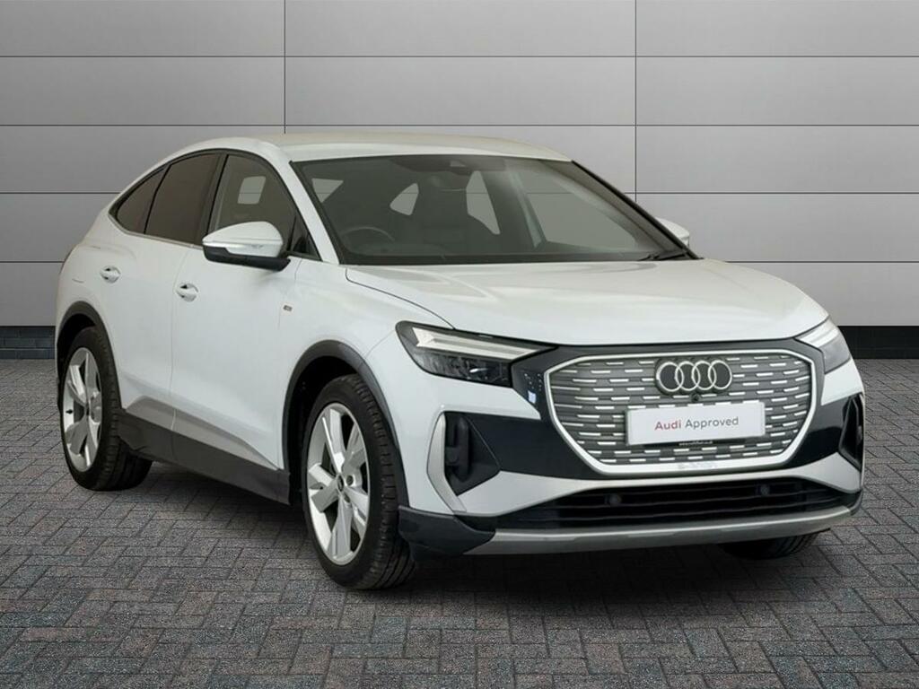 Audi Q4 E Tron 40 S Line Sportback 82Kwh White