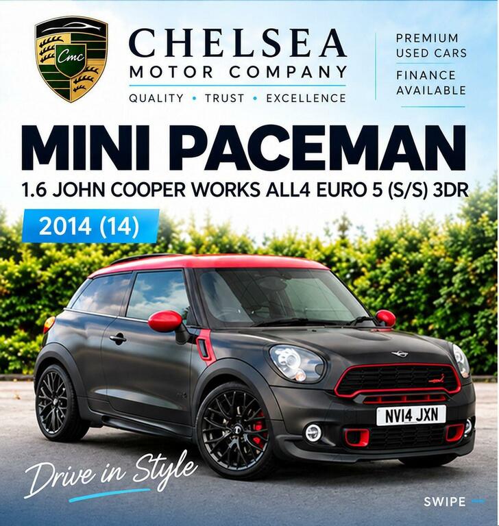 Mini Paceman 1.6 John Cooper Works All4 Euro 5 Ss Black #2