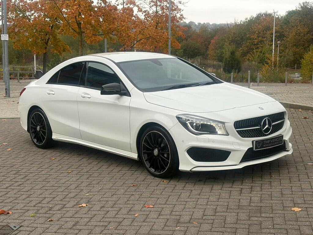 Mercedes-Benz CLA Class 2.1 Cla200d Amg Sport Coupe 7G-dct Euro White #2