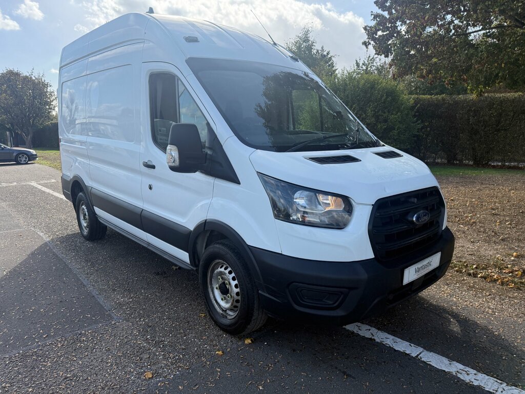 Ford Transit Custom 2.0 350 Ecoblue Leader Panel Van White #2