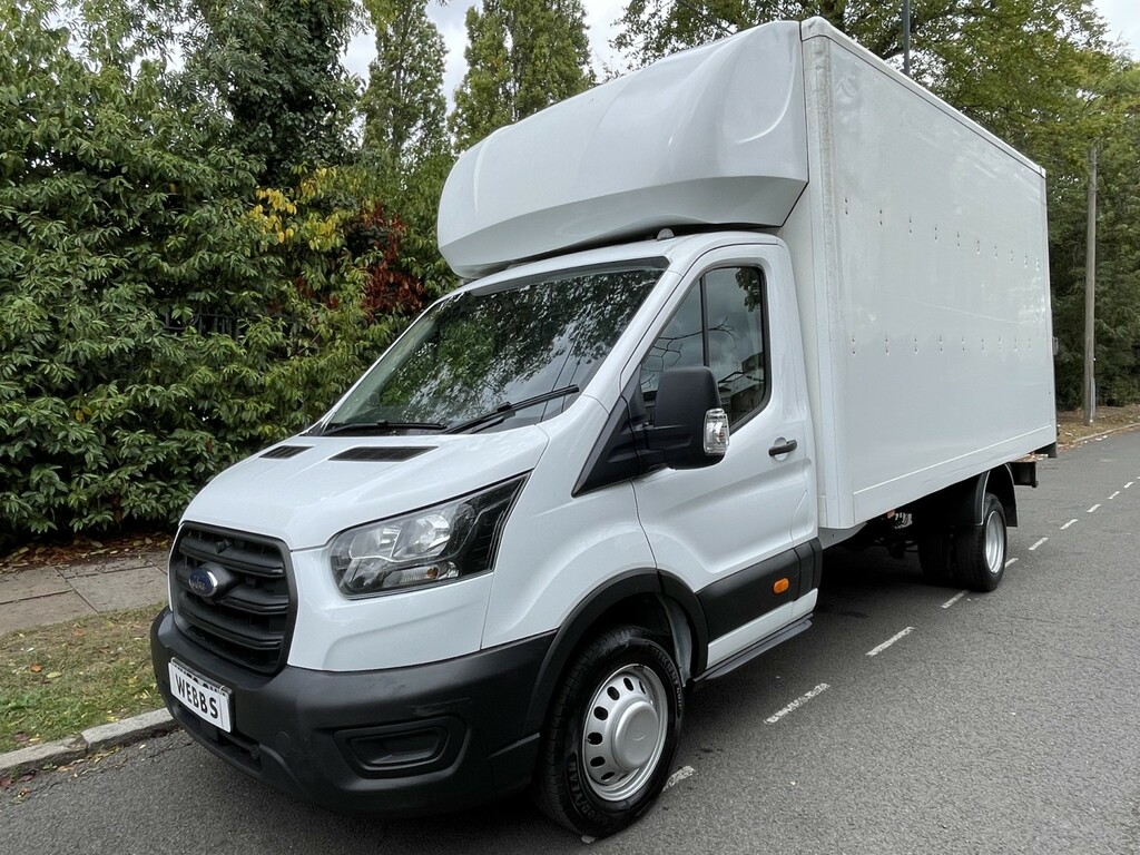 Ford Transit Custom 2.0 350 Ecoblue Hd Leader Luton Van Drw White #3