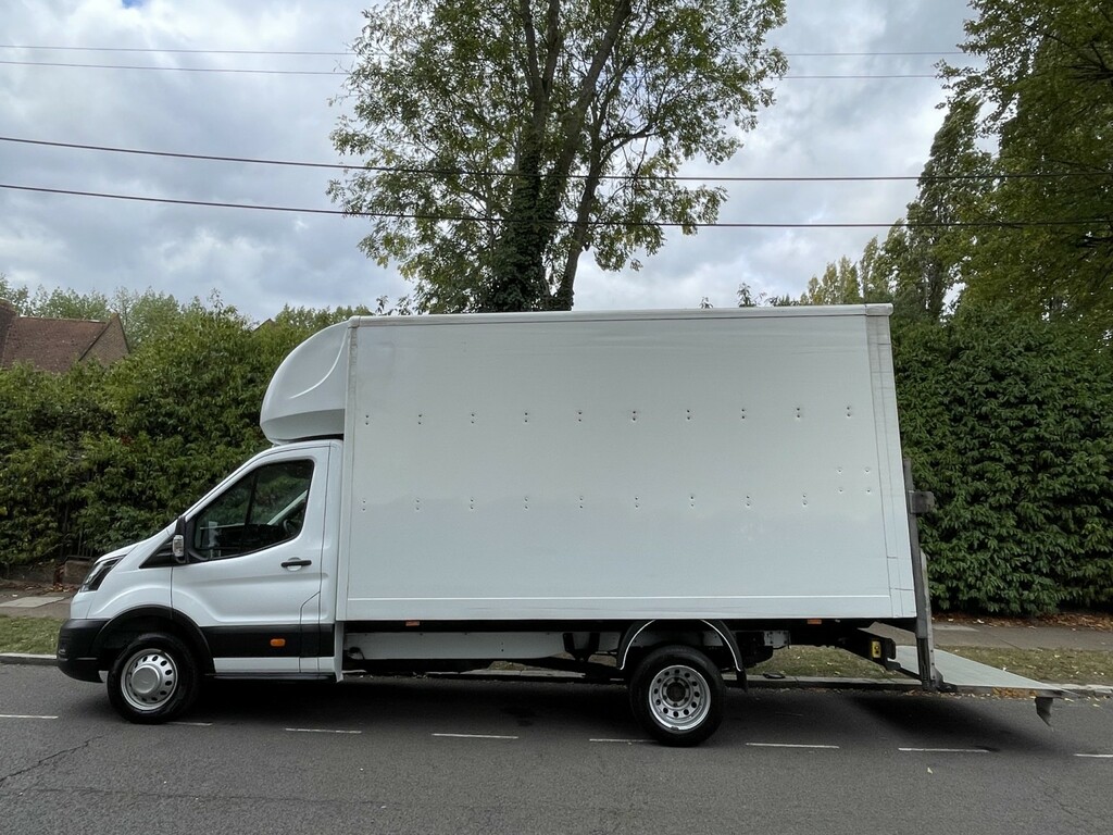Ford Transit Custom 2.0 350 Ecoblue Hd Leader Luton Van Drw White #5