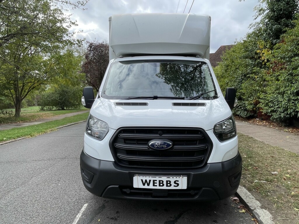 Ford Transit Custom 2.0 350 Ecoblue Hd Leader Luton Van Drw White #2