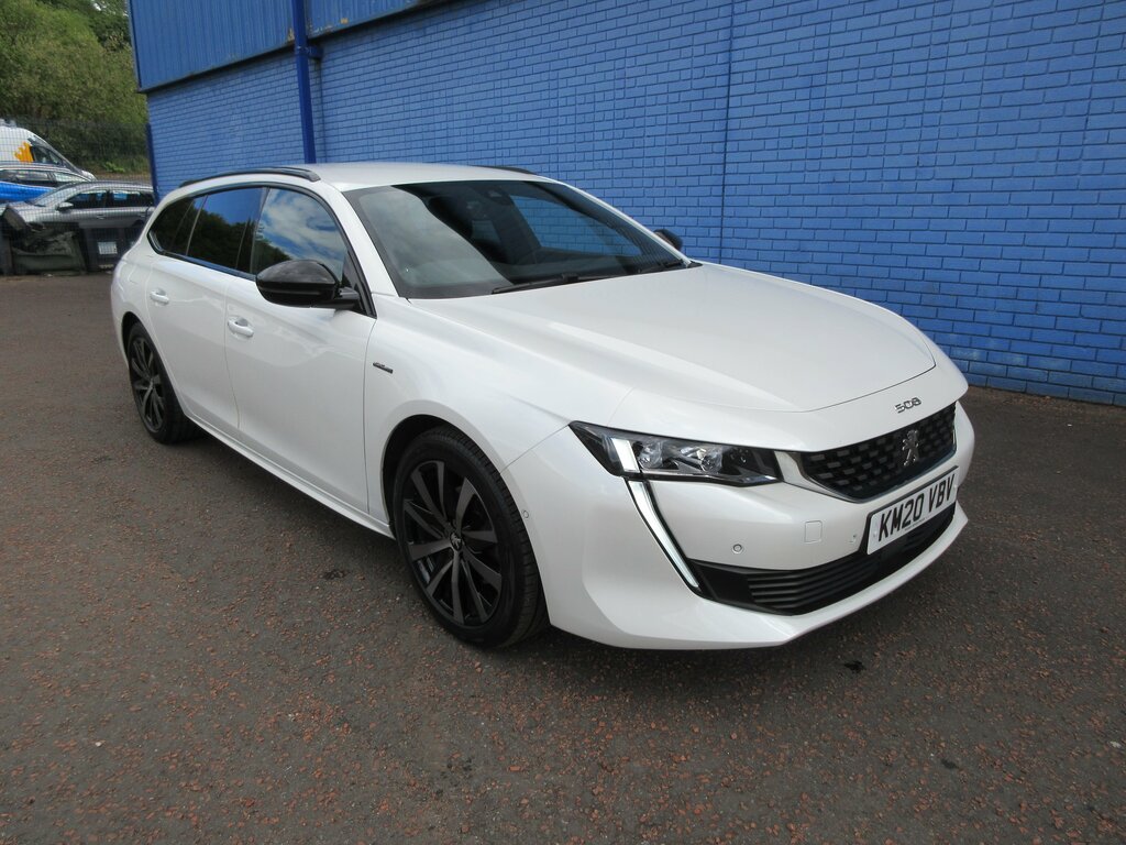 Peugeot 508 SW 2020 Peugeot 508 1.5 Bluehdi Ss Sw Gt Line 130 Bh White