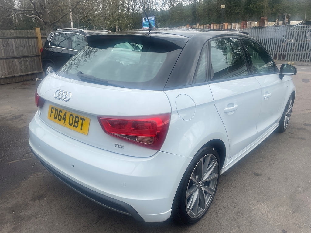 Audi A1 Tdi S Line Style Edition FD64OBT White #6