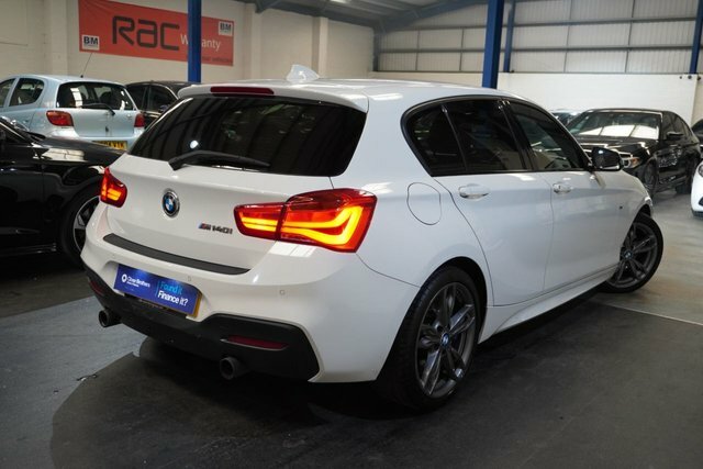 BMW 1 Series M140i Hatchback LS17MVM White #4