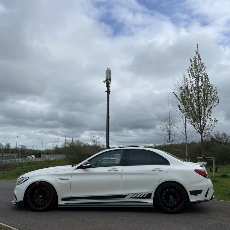 Mercedes-Benz C Class Amg C63 Edition 1 S White #4